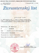 Živnostenský list - velkoobchod